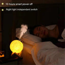 Moon Air Diffuser 880ML Aroma Spreader Ultrasonic Portable Air Humidifier USB Air Shooter Full Moon Light Night Home Decor  ourlum.com   