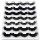 5-14Pairs Fluffy Lashes 10-25mm 3D Mink Lashes Long Thick Natural False Eyelashes Wholesale Lashes Vendors Makeup Mink Eyelashes  ourlum.com 14 pairs SD-12  