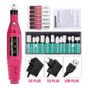 Portable Professional Electric Nail Drill Machine Set