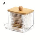 Acrylic Qtip Holder & Makeup Organizer : Elegant Storage Solution  ourlum.com A  