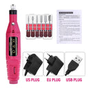 Portable Professional Electric Nail Drill Machine Set