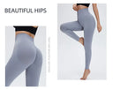 Seamless High Waist Nude Yoga Pants Women's Hip Lifting Fitness