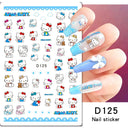 Adorable Cartoon Hello Kitty Nail Sticker Set for Nail Art