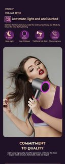 Constant Temperature Hair Dryer For Women Blue Light Negative Ion