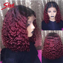 Luxurious Brazilian Deep Curly Bob HD Lace Front Wig