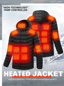 19 Areas Self Heating Vest Men's Heated Jacket USBWarm Sport