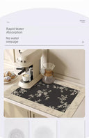 Accessible Luxury Diatom Ooze Quick-Drying Kitchen Mat