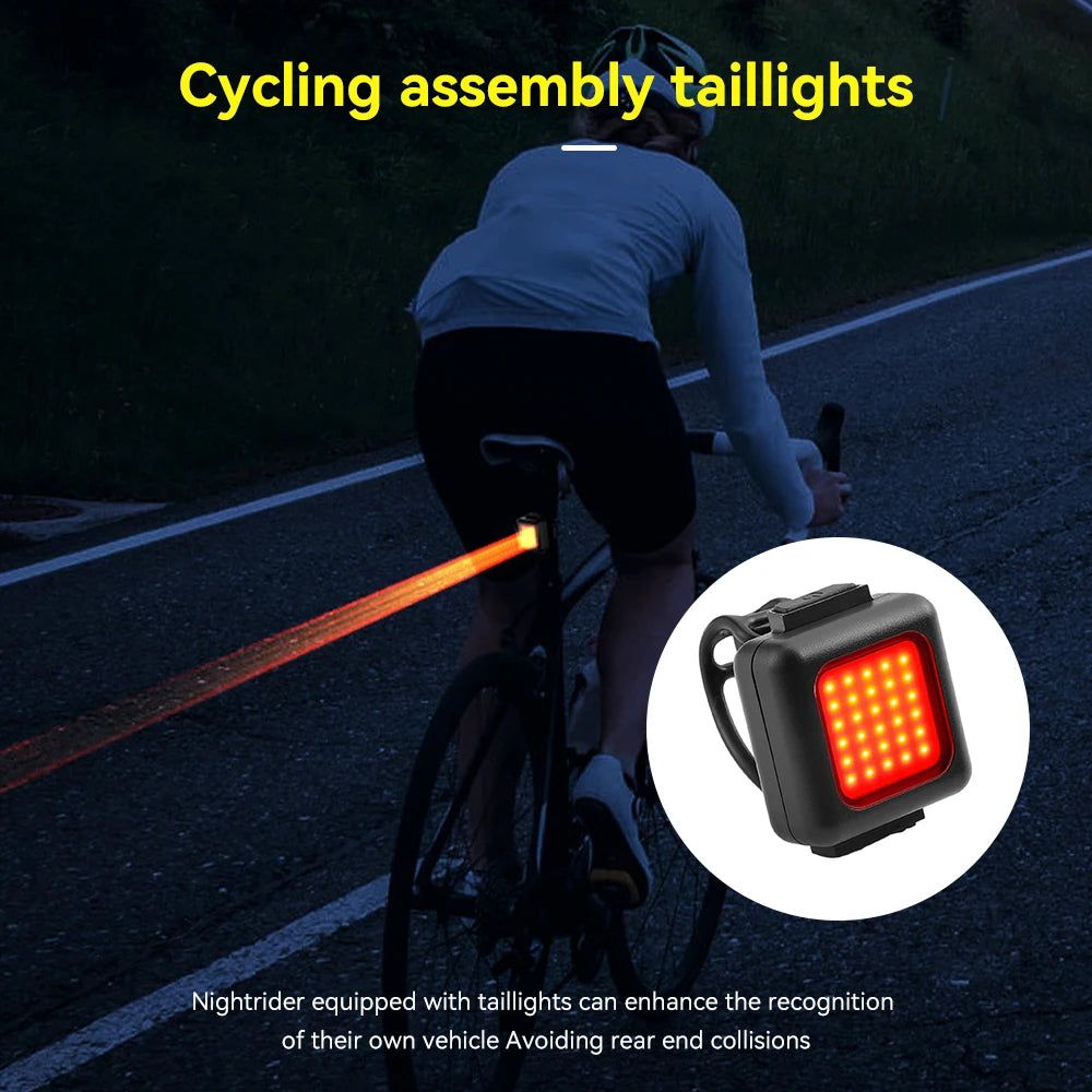 Compact Multifunctional Mountain Bike LED Light Waterproof