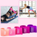 WOSWEIR Versatile Elastic Resistance Bands for Full Body Workout