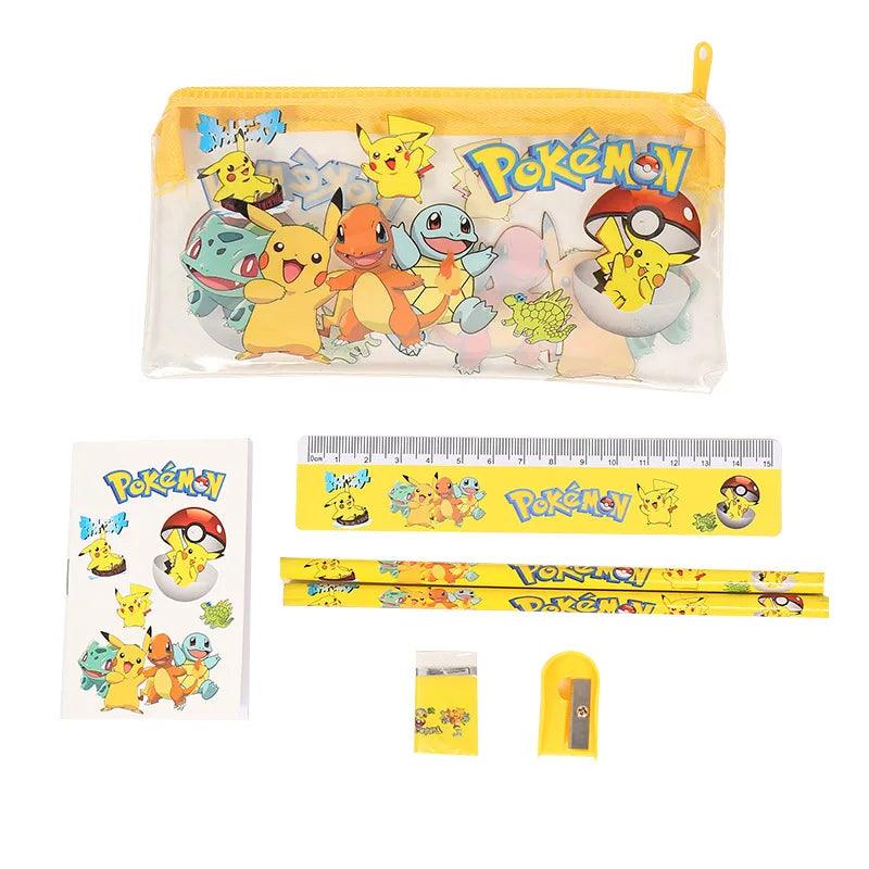 Pikachu Stationary Set: Cute Anime School Supplies & Gift  ourlum.com   