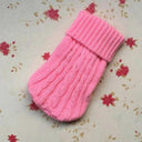 Cozy Cotton Pet Knitted Sweater for Winter Warmth  ourlum.com Pink XS United State