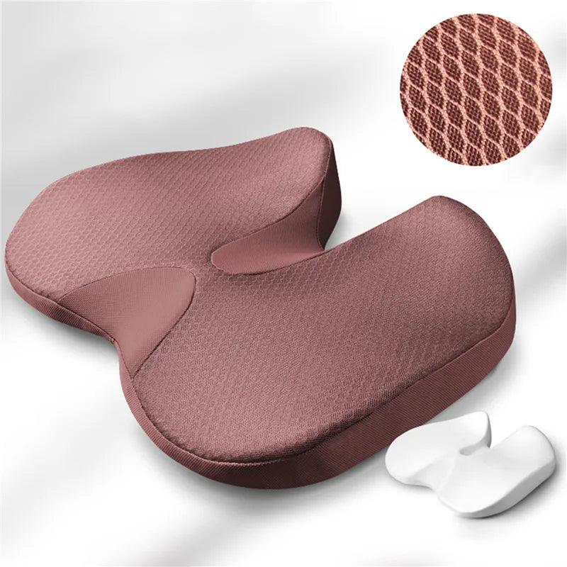 U-shaped Memory Foam Seat Cushion for Back and Tailbone Pain Relief – Ideal for Car and Office Use