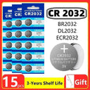 3V Lithium Button Batteries - Pack of 2-60 Pieces for Watches, Toys, and More  ourlum.com 15PCS(G)  