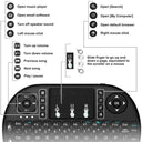 I8 Mini Wireless Keyboard 2.4G Air Mouse Touchpad For TV