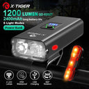 X-Tiger Bike Light Headlight Bicycle Lamp With Power Bank