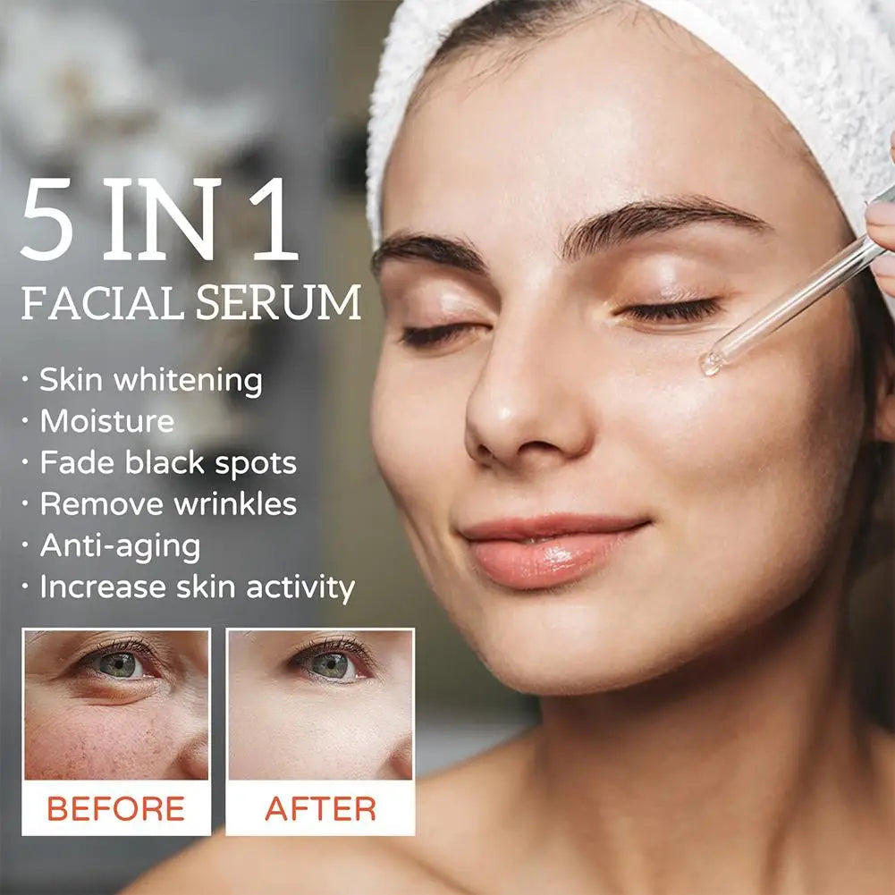 Moisturizing Vitamin C Serum: Anti Wrinkle & Whitening Solution  ourlum.com