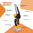 6 Inch 550W Brushless Cordless Chainsaw for Dewalt