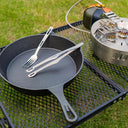 Stainless Steel Camping BBQ Tongs Ultralight Cooking Tool