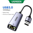 USB Ethernet Adapter: Fast Network Connection for Laptop & Switch  ourlum.com USB-A Space Gray israel 