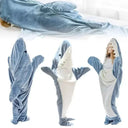 Cartoon Sleeping Bag for Children and Adults Shark Blanket