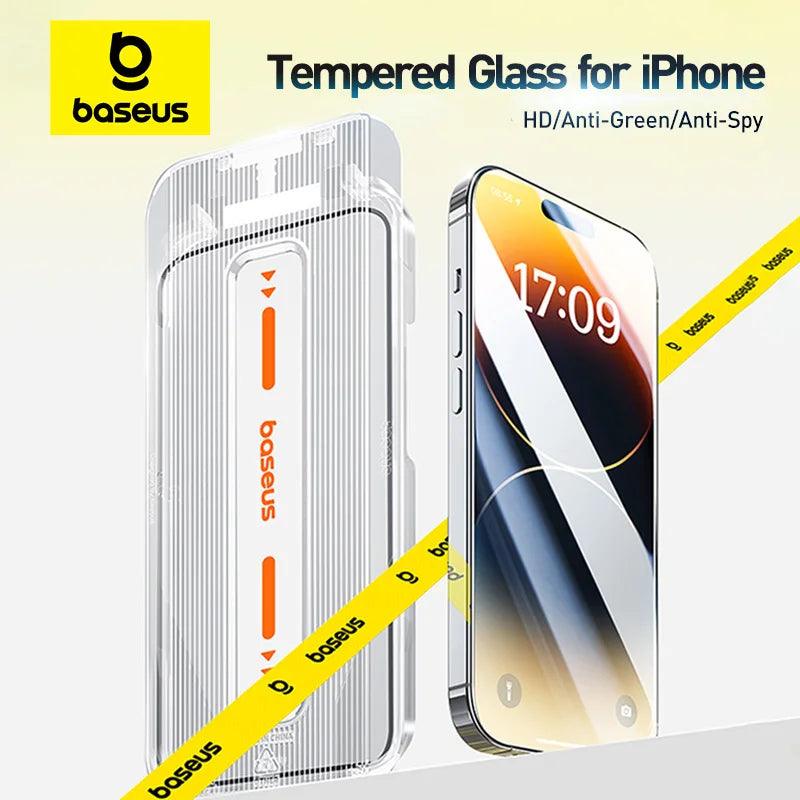 Baseus iPhone 15 Pro Max Privacy Glass Shield - Ultimate Screen Protection for iPhone 15 Pro Plus  ourlum.com   