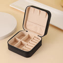 Portable Jewelry Storage Box Travel Organizer Case for Earrings Necklaces and Rings