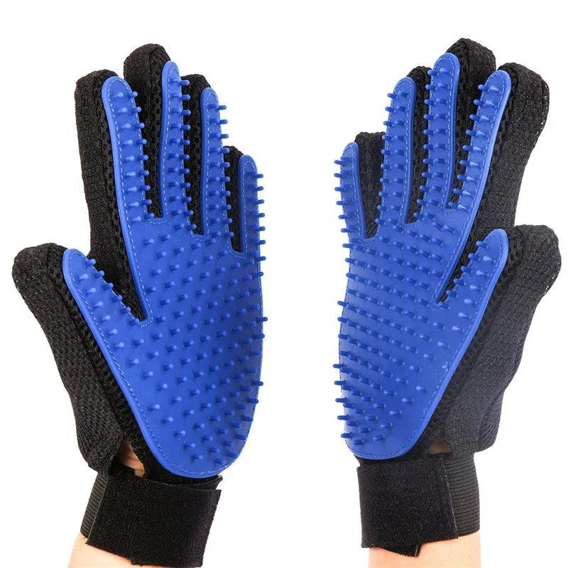 Fashion Silicone Pet Grooming Glove for Dogs & Cats: Ultimate Eco-Friendly Massage Brush  ourlum.com   