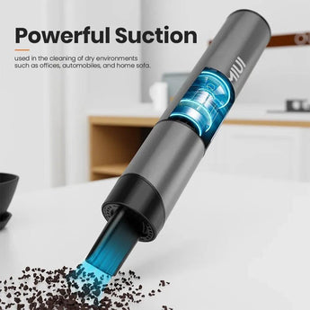 MIUI Mini Cordless Handheld Vacuum Cleaner with 3 Interchangeable Suction Heads  ourlum.com   