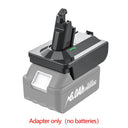 18V Lithium Battery Adapter for Dyson V6 V7 V8 Vacuum Compatible