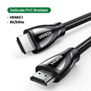 UGREEN HDMI-Compatible Cable: Elevate Your Home Theater with Ultra High-speed Cinematic Experience  ourlum.com 8K Delicate PVC 0.5m brazil