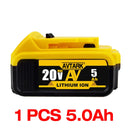 High-Capacity 8000mAh DCB200 Lithium Battery for DeWalt Tools