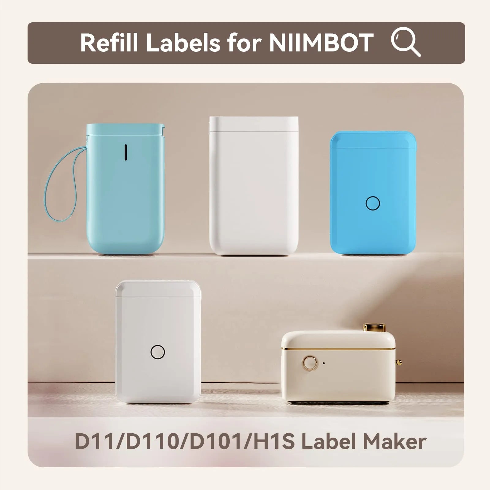 NiiMBOT Thermal Sticker Printer Labels: Waterproof & Clear Printing  ourlum.com   