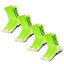 Ultimate Performance Men's Athletic Grip Socks - Enhanced Stability for Sports  Our Lum 4 pairs green One Size 