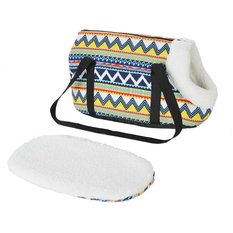 Cozy Soft Pet Carrier for Small Dogs: Stylish Outdoor Travel Sling Bag  ourlum.com   