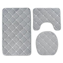 Soft Bathroom Mat Set: Absorbent Shower Rugs for Comfort