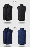 New 17 Heated Vest Jacket Fashion for Men Women Winter