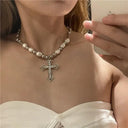 Luxury Zircon Star Pendant Necklace for Women - Elegant Fashion Jewelry Gift  ourlum.com AY5805801AY  