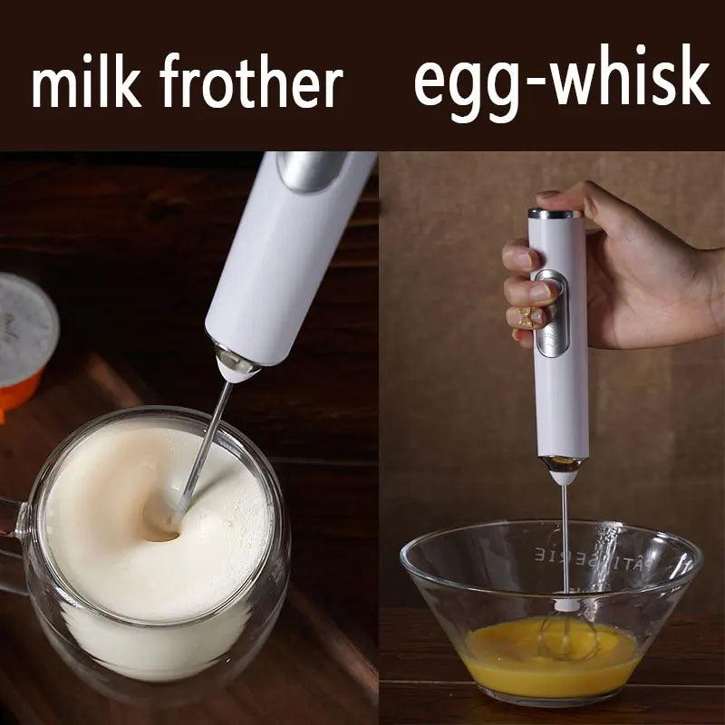 Portable Electric Milk Frother: Effortless Frothing for Coffee & More  ourlum.com   