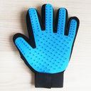 Cat Hair Removal Gloves: Ultimate Grooming Solution for Pets  ourlum.com sky blue left  