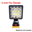 Versatile LED Work Light for Makita DeWalt Milwaukee Bosch