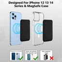 Magnetic Leather Wallet Case for iPhone Pro Max Stylish Card Holder