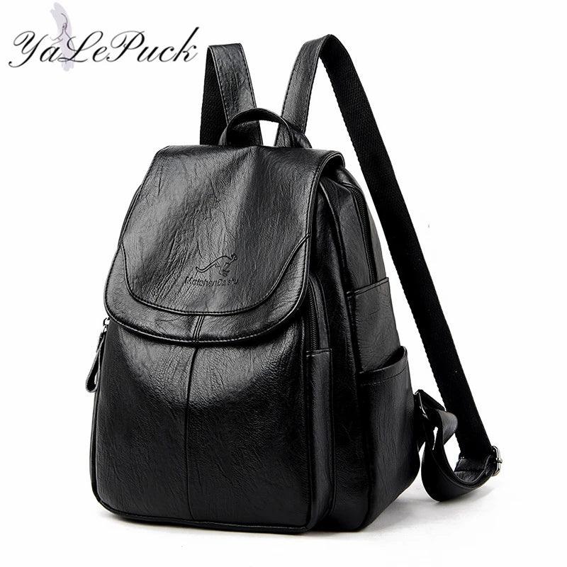 2023 Luxury Brand Women Backpack High Quality Leather Backpacks Travel Backpack Fashion School Bags for Girls mochila feminina  ourlum.com   