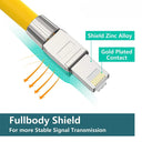 ZoeRax Toolless RJ45 Plug: High-Speed Cat Connector Solution  ourlum.com   