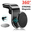 Magnetic Car Phone Holder: Universal Air Vent Mount for Smartphone GPS  ourlum.com   