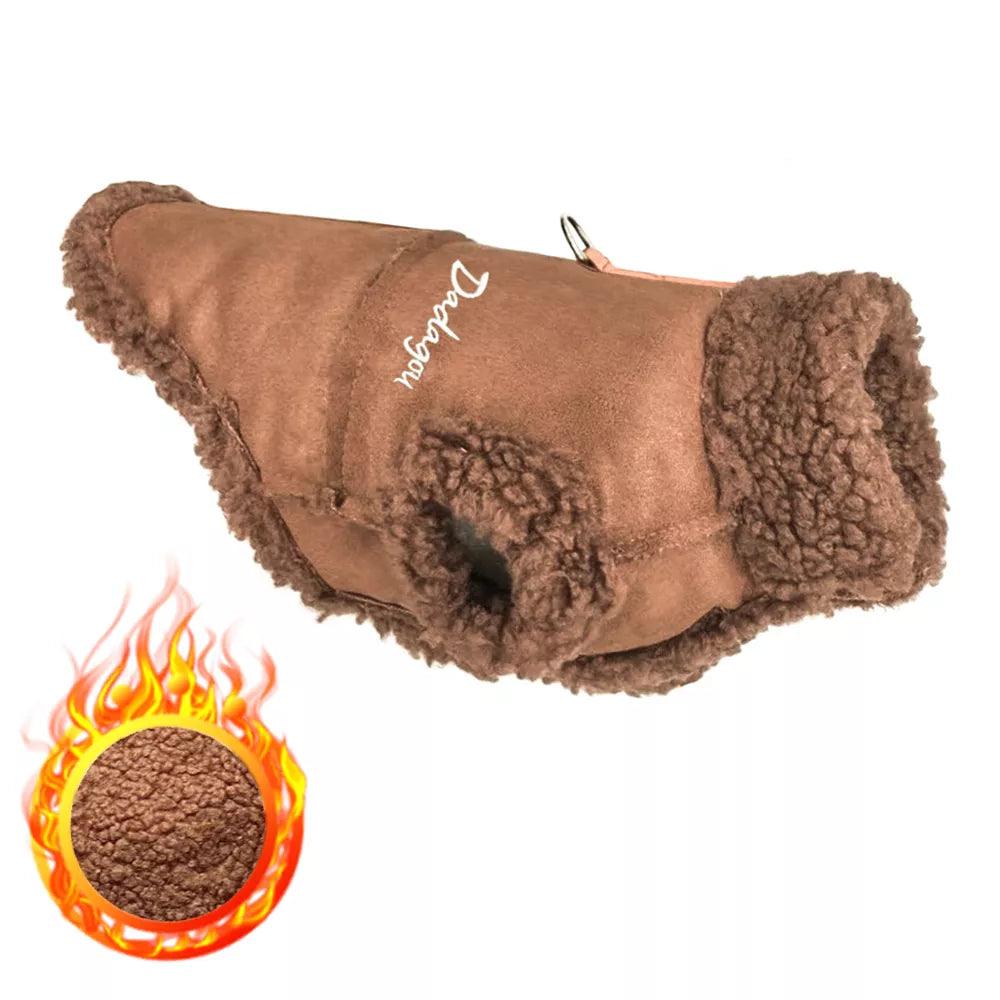 British Style Dog Jacket: Cozy Winter Clothes for Small Dogs - Stylish & Warm Choice  ourlum.com   