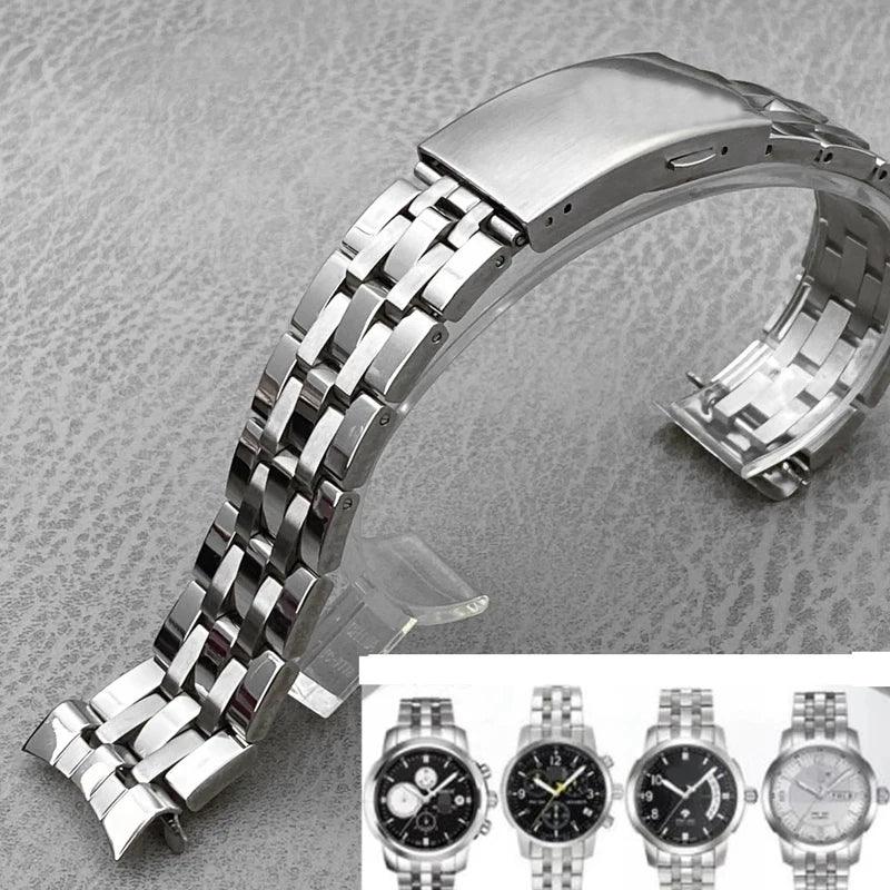 Stylish Stainless Steel Watch Band for Tissot 1853 PRC200 - 19mm  OurLum.com   