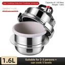 Portable Stainless Steel Pressure Cooker for Quick Cooking