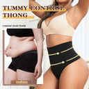 High Waist Tummy Control Panties Women Seamless Thong Large