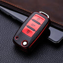 Tpu Leather Car Key Case Full Cover For VW Models Accessory