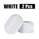 Facial Toning Silicone Jaw Exerciser & Jawline Fitness Tool for Double Chin Reduction  ourlum.com WHITE 2 PCS  